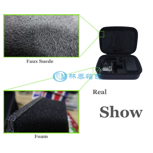 （非標(biāo)準(zhǔn)小號）黑色pu EVA相機(jī)包內(nèi)部材料圖