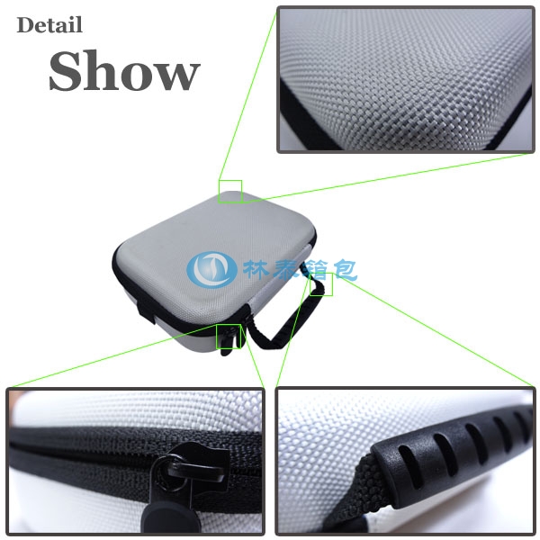 （非標(biāo)準(zhǔn)小號）銀色 EVA相機(jī)包面料把手細(xì)節(jié)